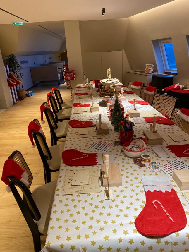 Akantus - DGGS - Scénographie de Noël