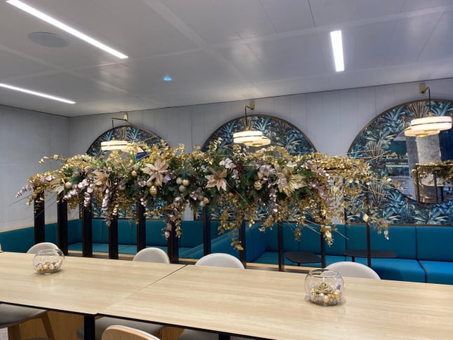 Akantus - Chez François - Scénographie de Noël